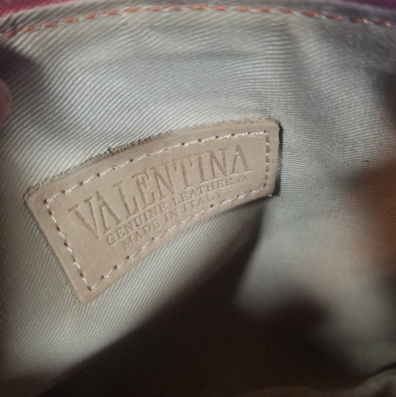 Valentina Genuine Leather Spiced Orange Wristslet - Made In Italy EUC - Picture 6 of 9